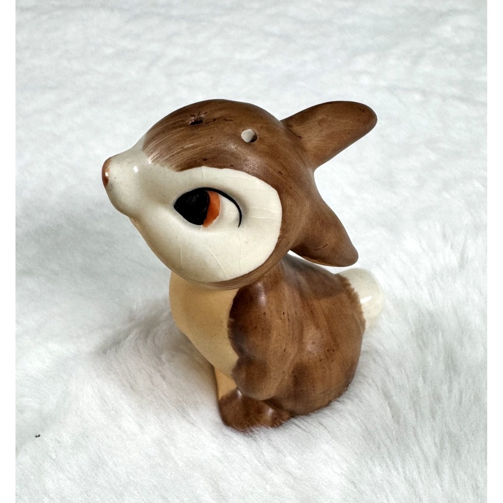 Vintage Goebel Disney Thumper Salt Shaker 1960S West Germany Sticker Porcelain